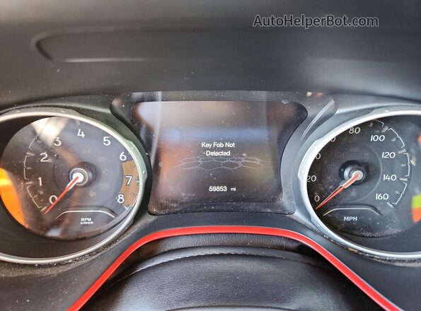 3C4NJDDB6LT132788 2020 JEEP COMPASS Gray Instrument cluster view