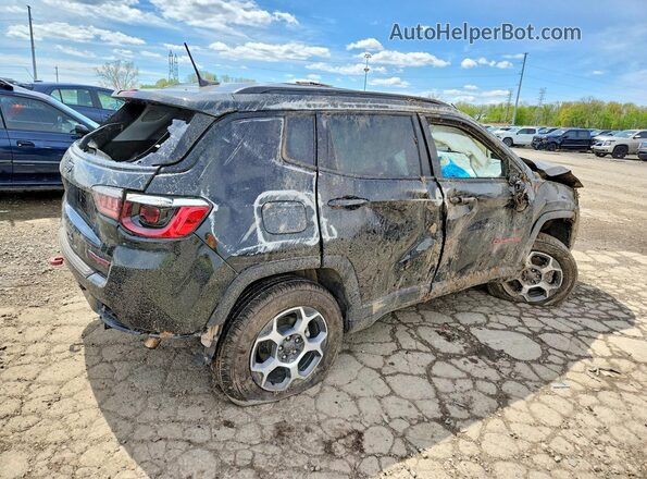 3C4NJDDB6NT224146 2022 JEEP COMPASS Black Հետևի աջ