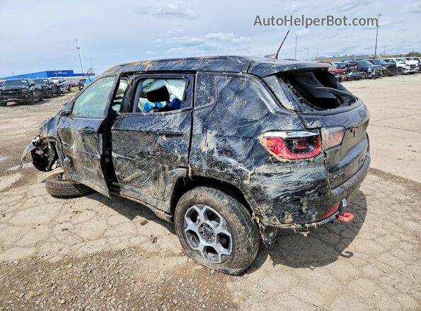 3C4NJDDB6NT224146 2022 JEEP COMPASS Black Հետևի ձախ