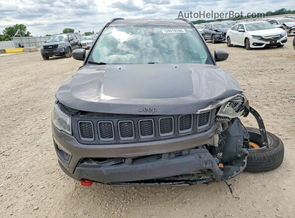 3C4NJDDB7KT618007 2019 JEEP COMPASS Gray Դիմացի տեսք