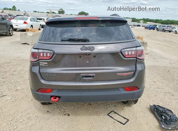 3C4NJDDB7KT618007 2019 JEEP COMPASS Gray Հետևի տեսք