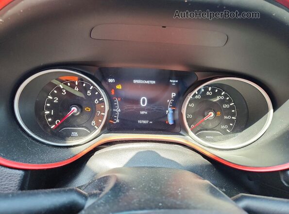3C4NJDDB7KT825500 2019 JEEP COMPASS Charcoal Instrument cluster view