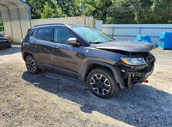 3C4NJDDB7KT825500 2019 JEEP COMPASS Charcoal Front right
