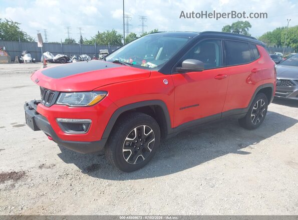 3C4NJDDB7MT528956 2021 JEEP COMPASS Orange წინა მარცხენა ხედი სამი მეოთხედიდან