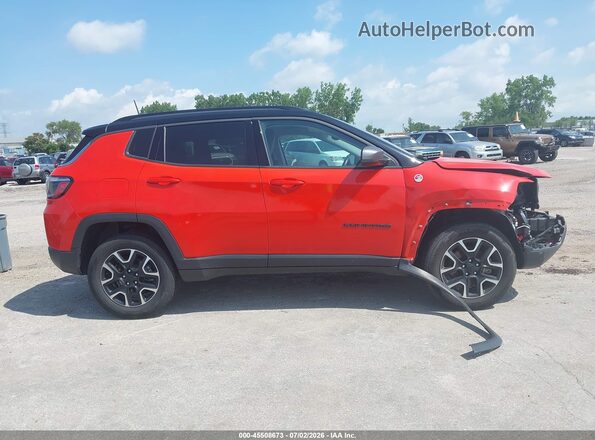 3C4NJDDB7MT528956 2021 JEEP COMPASS Orange ხელსაწყოთა პანელის ხედი