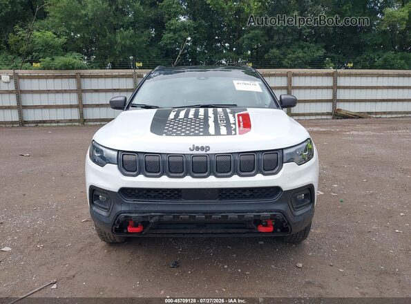 3C4NJDDB7NT144029 2022 JEEP COMPASS White Widok zestawu wskaźników
