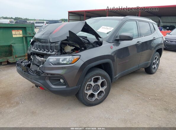 3C4NJDDB7NT155399 2022 JEEP COMPASS Черный Передняя левая четверть