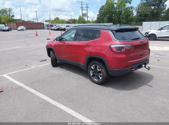 3C4NJDDB8HT646553 2017 JEEP COMPASS Red Задня ліва чверть