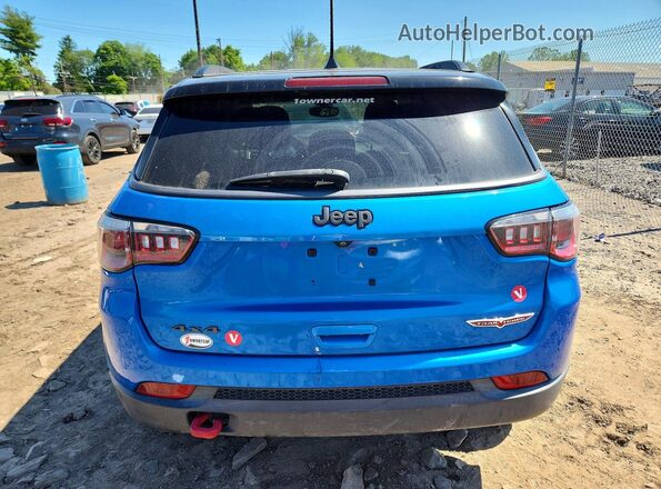 3C4NJDDB8LT151472 2020 JEEP COMPASS Blue Հետևի տեսք