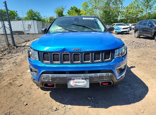 3C4NJDDB8LT151472 2020 JEEP COMPASS Blue Դիմացի տեսք