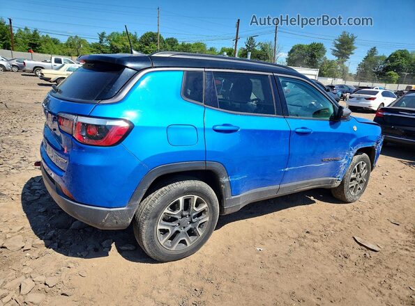 3C4NJDDB8LT151472 2020 JEEP COMPASS Blue Հետևի աջ