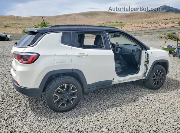 3C4NJDDB8LT163301 2020 JEEP COMPASS White Trasero derecho