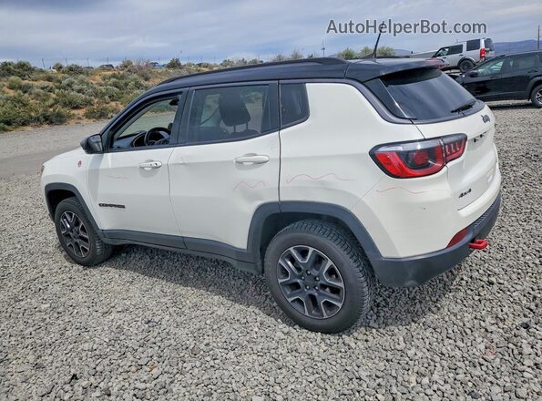 3C4NJDDB8LT163301 2020 JEEP COMPASS White Trasero izquierdo