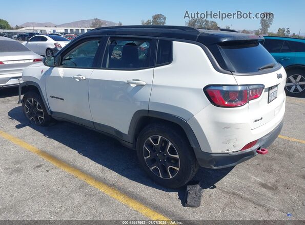 3C4NJDDB8LT177196 2020 JEEP COMPASS White Trasero izquierdo