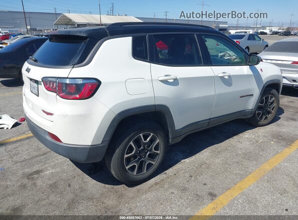 3C4NJDDB8LT177196 2020 JEEP COMPASS White Trasero derecho