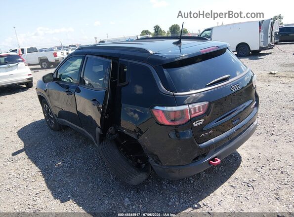 3C4NJDDB8LT232777 2020 JEEP COMPASS Black Rear left