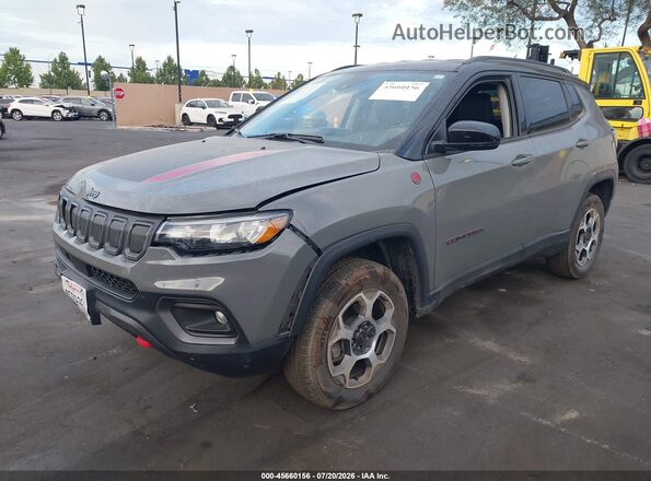 3C4NJDDB8NT206022 2022 JEEP COMPASS Gray Przód lewy