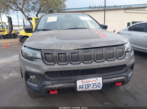 3C4NJDDB8NT206022 2022 JEEP COMPASS Gray Widok z przodu