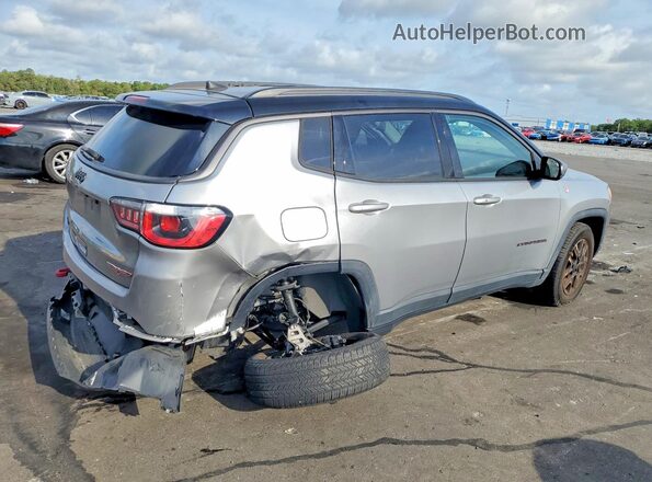 3C4NJDDB9KT785565 2019 JEEP COMPASS Серый Задняя правая четверть