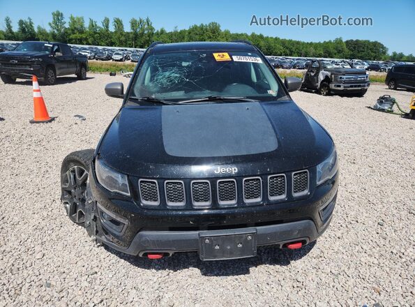 3C4NJDDB9LT143946 2020 JEEP COMPASS Черный Вид спереди
