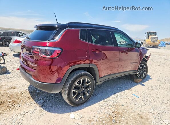 3C4NJDDB9MT591136 2021 JEEP COMPASS Maroon Հետևի աջ