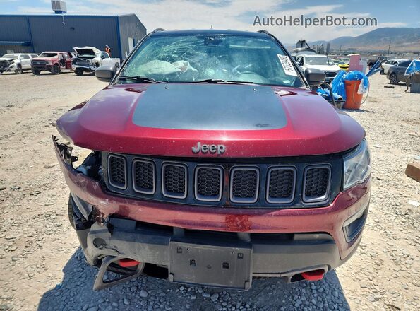 3C4NJDDB9MT591136 2021 JEEP COMPASS Maroon Դիմացի տեսք