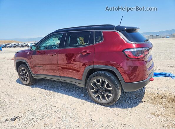 3C4NJDDB9MT591136 2021 JEEP COMPASS Maroon Հետևի ձախ