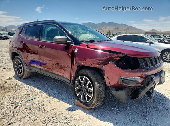 3C4NJDDB9MT591136 2021 JEEP COMPASS Maroon Առջևի աջ