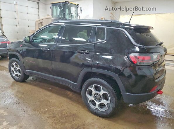 3C4NJDDB9NT160474 2022 JEEP COMPASS Black უკანა მარცხენა