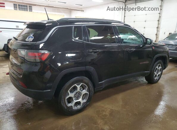 3C4NJDDB9NT160474 2022 JEEP COMPASS Black უკანა მარჯვენა