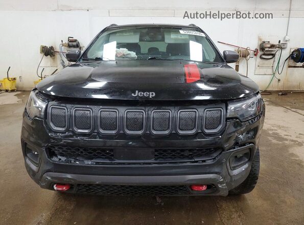3C4NJDDB9NT160474 2022 JEEP COMPASS Black წინა ხედი