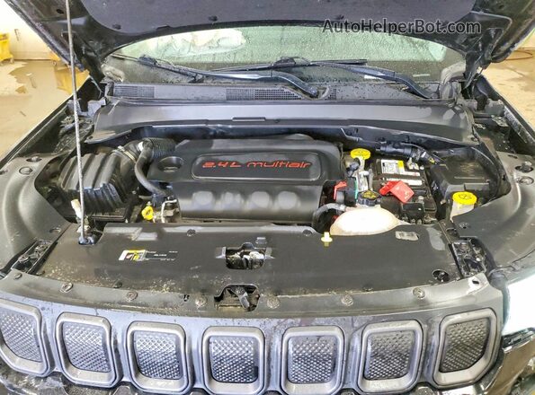 3C4NJDDB9NT160474 2022 JEEP COMPASS Black ძრავის განყოფილების ხედი