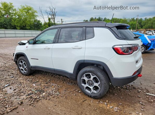 3C4NJDDB9NT198710 2022 JEEP COMPASS White Trasero izquierdo