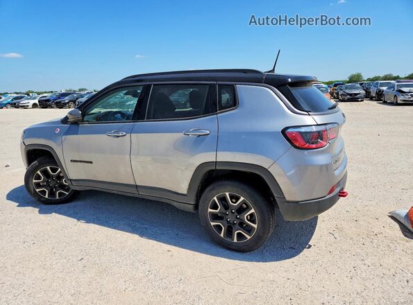 3C4NJDDBXLT106677 2020 JEEP COMPASS Silver Rear left