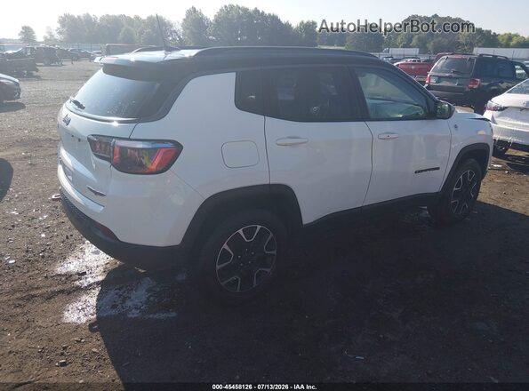 3C4NJDDBXLT214782 2020 JEEP COMPASS Белый Задняя правая четверть