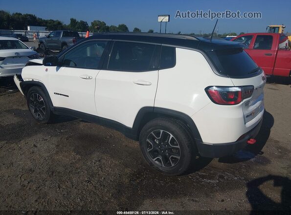 3C4NJDDBXLT214782 2020 JEEP COMPASS Белый Задняя левая четверть