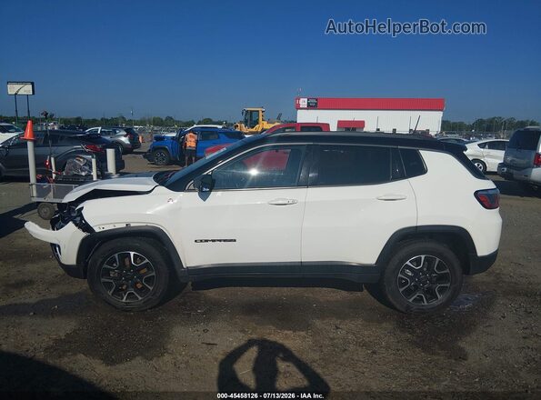 3C4NJDDBXLT214782 2020 JEEP COMPASS Белый Панорамный вид салона 360°