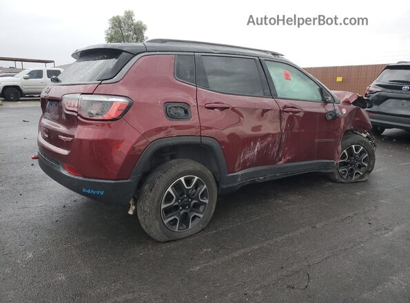3C4NJDDBXMT579397 2021 JEEP COMPASS Burgundy 