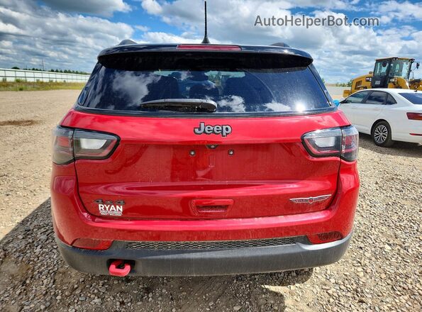3C4NJDDN0PT504786 2023 JEEP COMPASS Red Widok z tyłu
