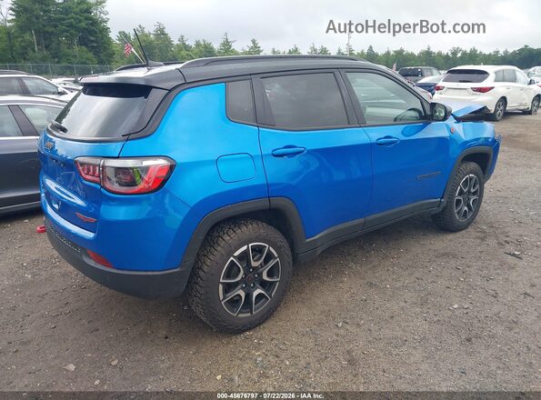 3C4NJDDN2ST591924 2025 JEEP COMPASS Синий Задняя правая четверть