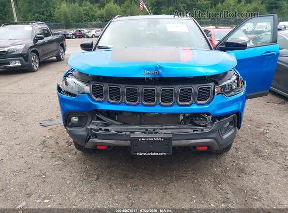 3C4NJDDN2ST591924 2025 JEEP COMPASS Синий Вид спереди