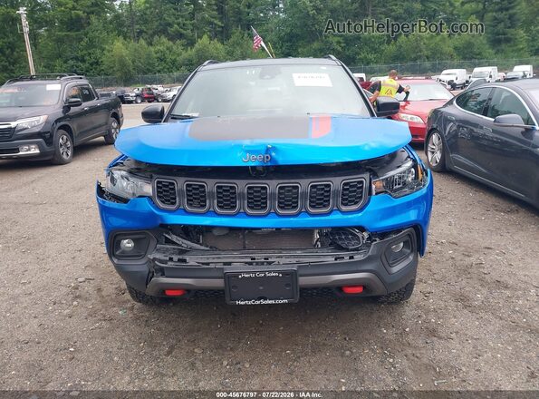 3C4NJDDN2ST591924 2025 JEEP COMPASS Синий Вид задней части салона