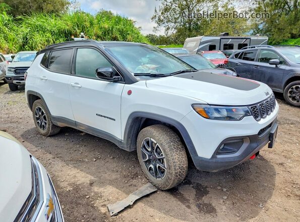 3C4NJDDN9ST525385 2025 JEEP COMPASS White Przód prawy