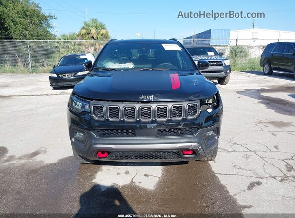 3C4NJDDN9ST551274 2025 JEEP COMPASS Black Instrument cluster view