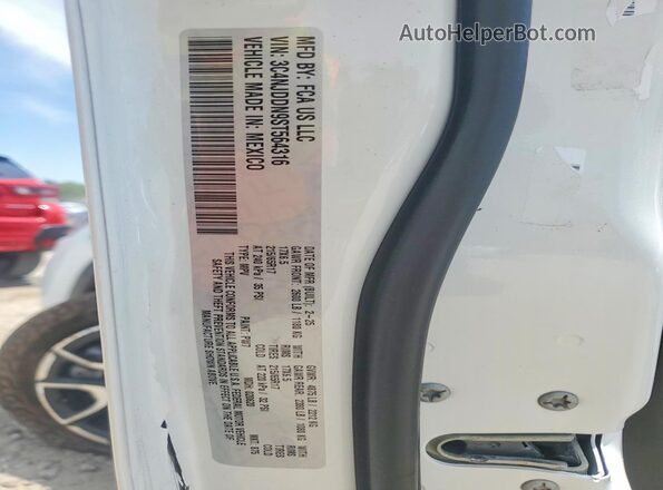 3C4NJDDN9ST564316 2025 JEEP COMPASS White Vista de la etiqueta del VIN