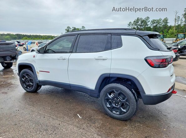 3C4NJDDNXPT568138 2023 JEEP COMPASS White უკანა მარცხენა