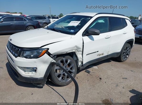 3C4NJDEB8MT593281 2021 JEEP COMPASS White Przód lewy