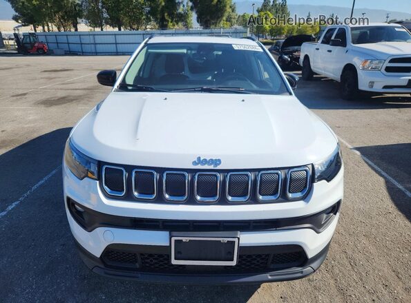 3C4NJDFB0NT206822 2022 JEEP COMPASS White წინა ხედი