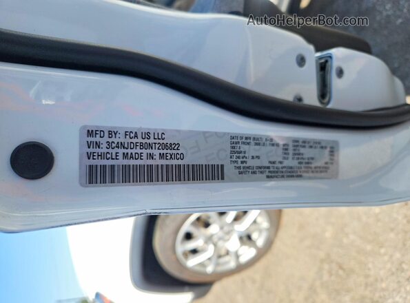 3C4NJDFB0NT206822 2022 JEEP COMPASS White ძრავის განყოფილების ხედი