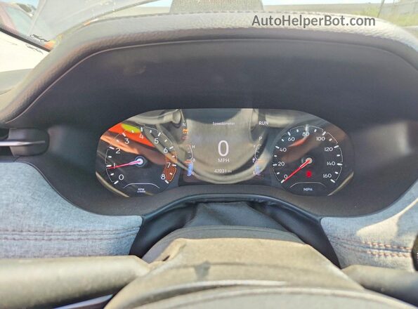 3C4NJDFB0NT219263 2022 JEEP COMPASS Silver Instrument cluster view